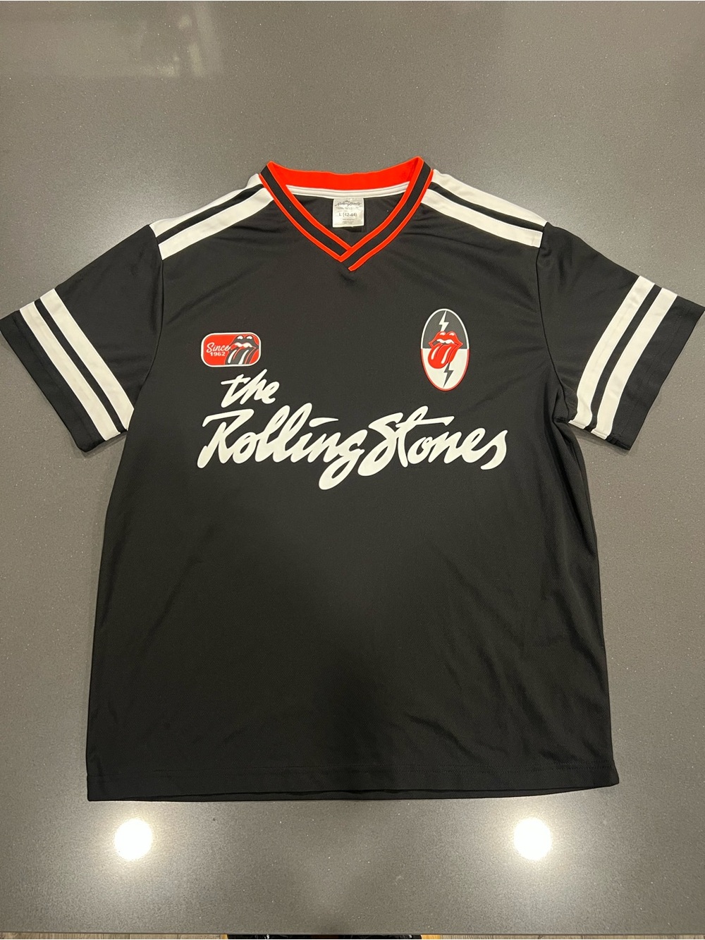 The Rolling Stones Black Jersey
